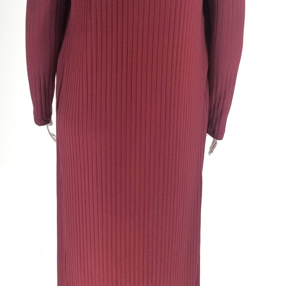 Soleil & Skye Burgundy 3 Piece Leggings Set 1X-3X NEW WITH TAGS - Picture 3 of 6